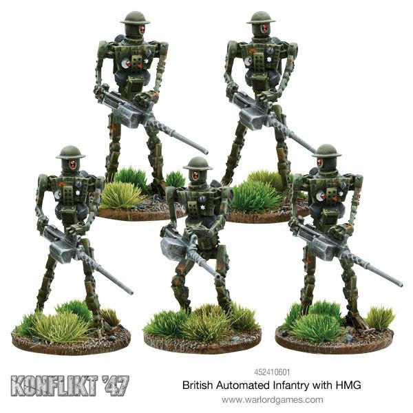 British Automated Infantry with HMG box set 2