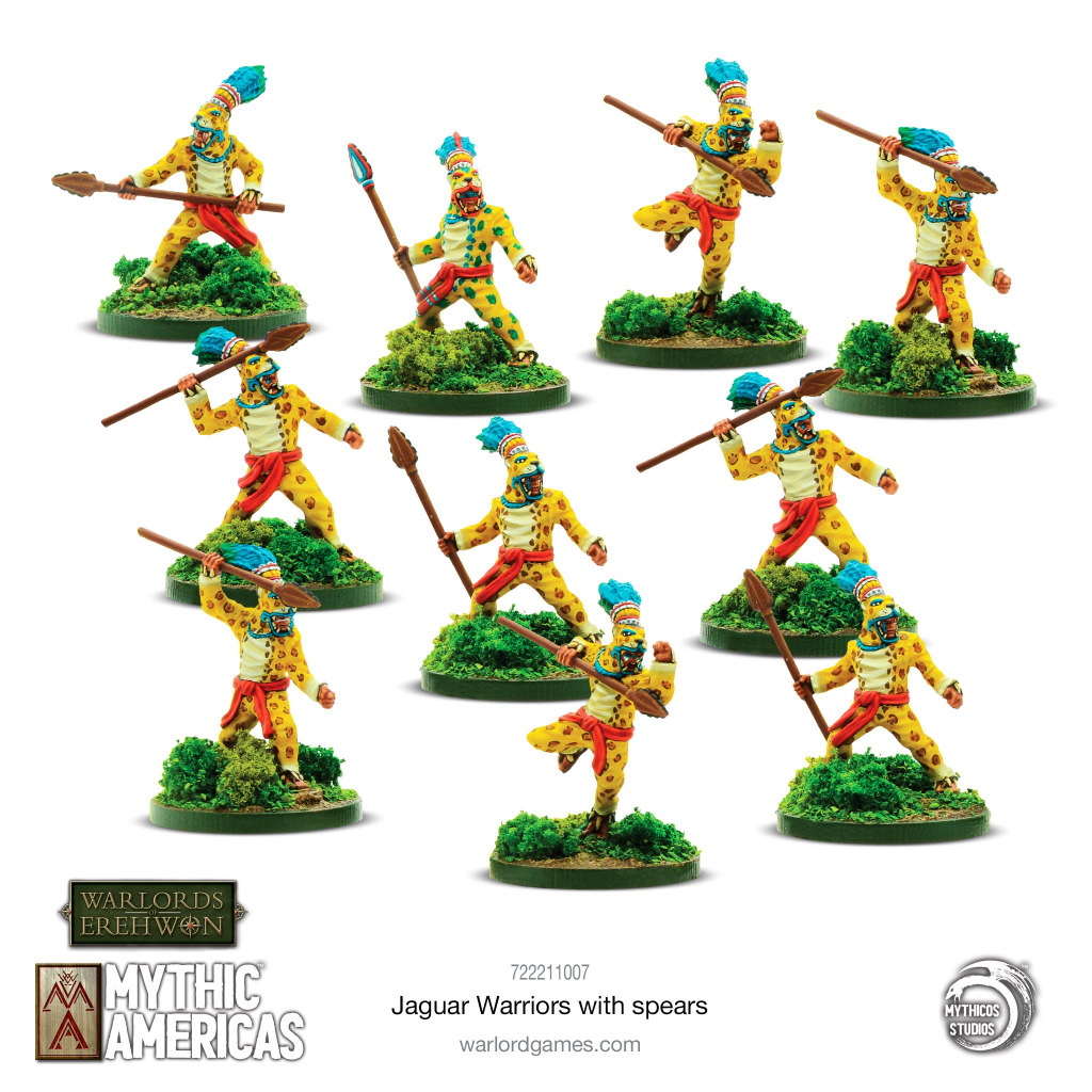 Jaguar Warriors with spears 2