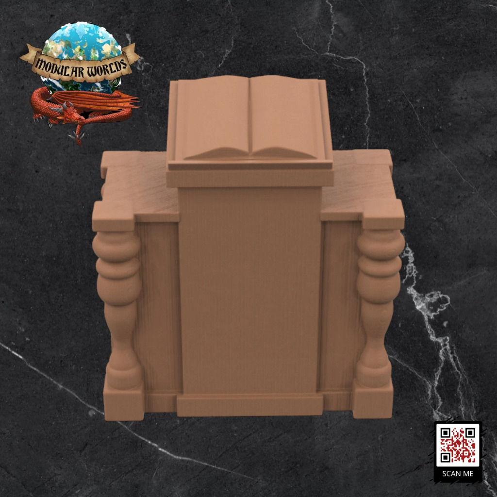 Church Pew (4) & Altar (1) 4