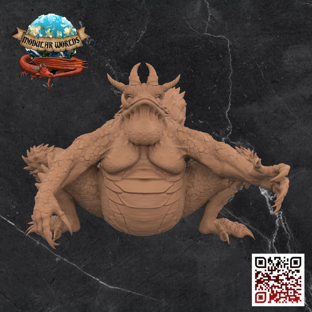 Lizardfolk Queen & Base 5