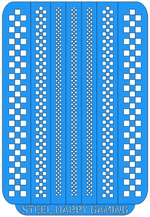 Checkers - 3 x Strips 1