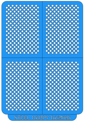 Checkers - Medium (3mm Blk) 1