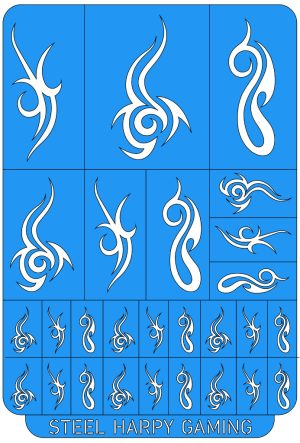 Dark Tribal Space Elves - Style 3 1