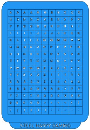 Letters & Numbers - 4mm 1