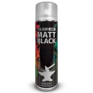 Colour Forge Spray: Matt Black (500ml) 1