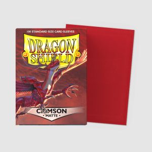 Dragon Shield Sleeves Matte Crimson (100) 1