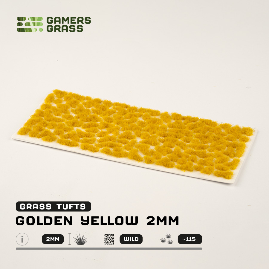 Golden Yellow - 2mm Tufts (Gamer's Grass Gen II) 1