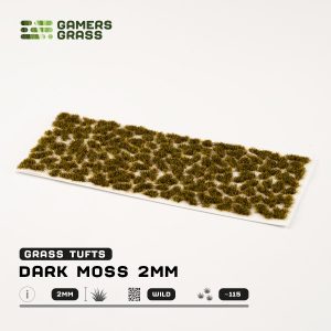 Dark Moss - 2mm Tufts (Gamer's Grass Gen II) 1