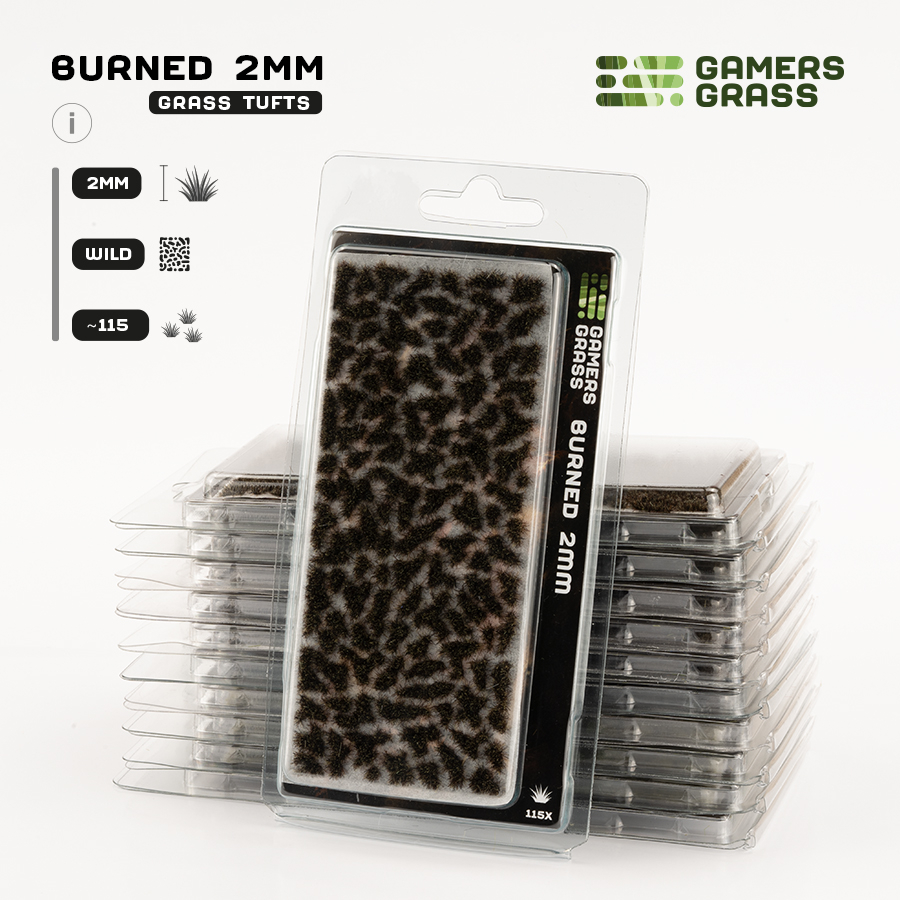 Burned - 2mm Tufts (Gamer's Grass Gen II) 3