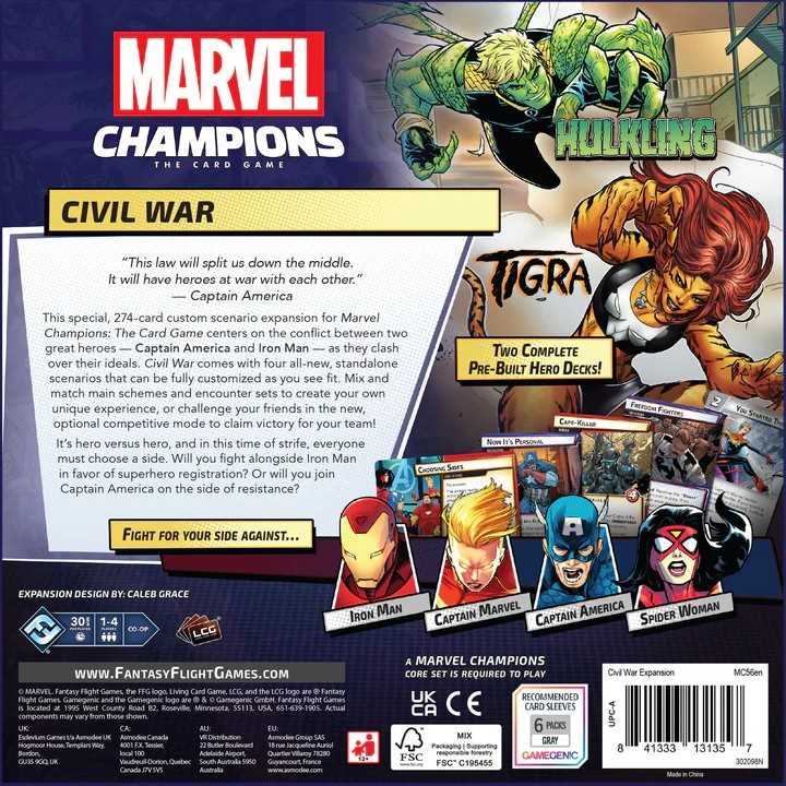 Marvel Champions: The Card Game Civil War 5