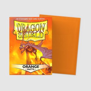 Dragon Shield Sleeves Matte Orange (100) 1