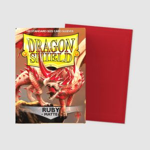 Dragon Shield Sleeves Matte Ruby (100) 1
