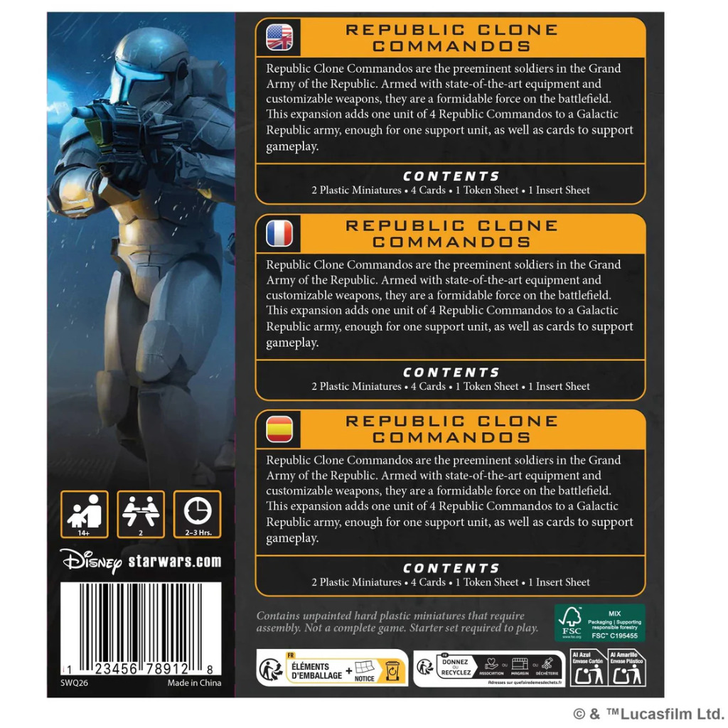 Star Wars: Legion Republic Clone Commandos 2