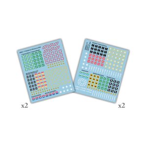 British Far East & Commonwealth Decals (x4) 1