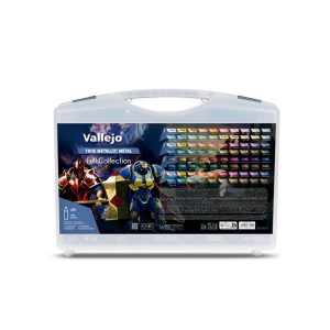 Vallejo True Metallic Metal: Color Case - 80 Colours & Carry Case 1