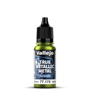 Vallejo True Metallic Metal: Amber Green - Airbrush - 18ml 1