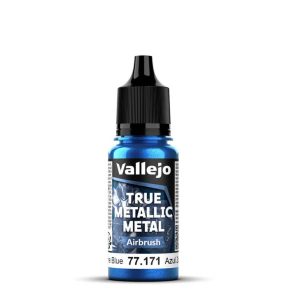 Vallejo True Metallic Metal: Sapphire Blue - Airbrush - 18ml 1