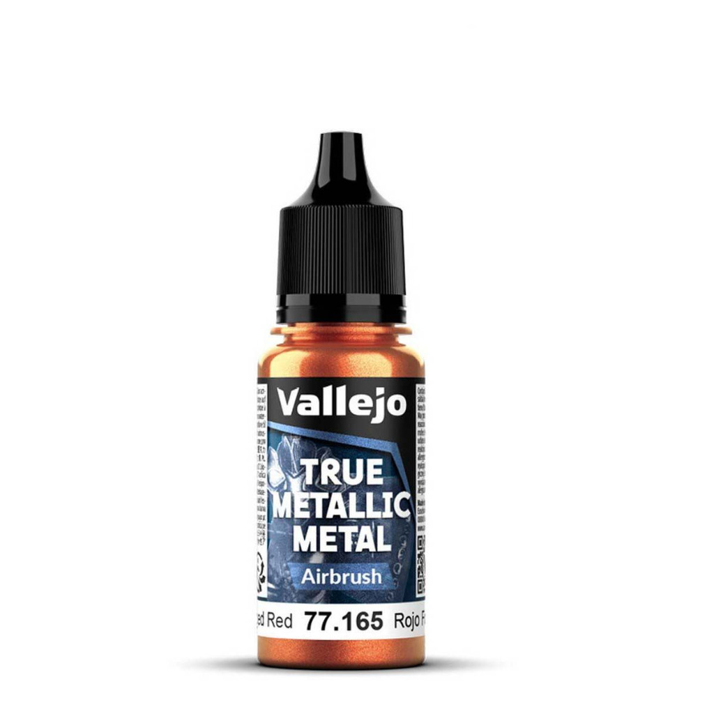 Vallejo True Metallic Metal: Forged Red - Airbrush - 18ml 1