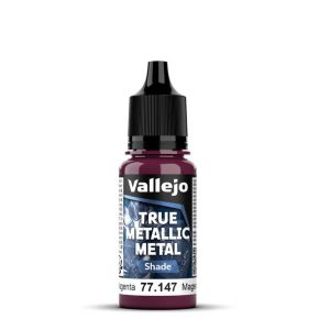 Vallejo True Metallic Metal: Crimson Magenta - Shade - 18ml 1