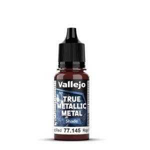 Vallejo True Metallic Metal: Forged Red - Shade - 18ml 1