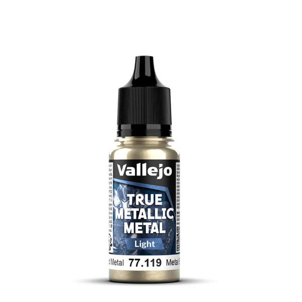 Vallejo True Metallic Metal: Aged Metal - Light - 18ml 1