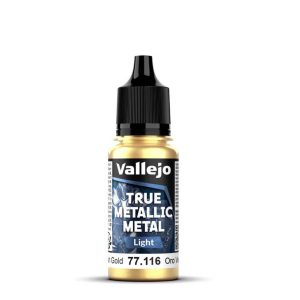 Vallejo True Metallic Metal: Greenish Gold - Light - 18ml 1