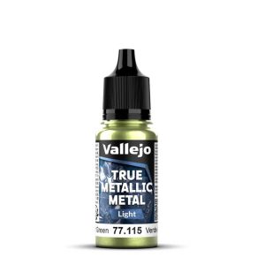 Vallejo True Metallic Metal: Amber Green - Light - 18ml 1
