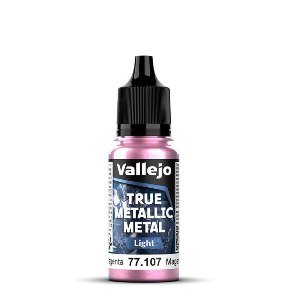 Vallejo True Metallic Metal: Crimson Magenta - Light - 18ml 1
