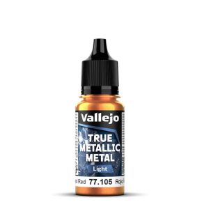 Vallejo True Metallic Metal: Forged Red - Light - 18ml 1