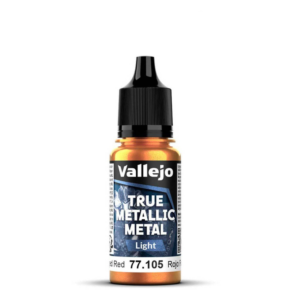 Vallejo True Metallic Metal: Forged Red - Light - 18ml 1