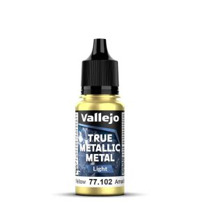 Vallejo True Metallic Metal: Radiant Yellow - Light - 18ml 1