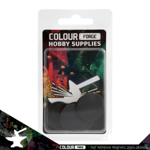 Self-adhesive magnetic discs 28.5mm x10 1