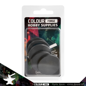 Round Plastic Bases - 40mm x5 1