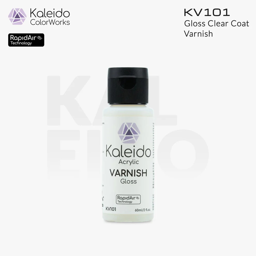Kaleido Colorworks - Clear Coat Gloss Varnish 60ml 1