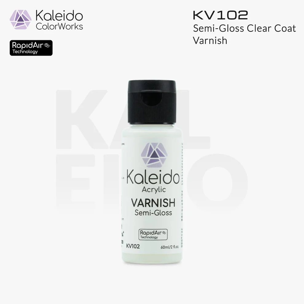 Kaleido Colorworks - Clear Coat Semi Gloss Varnish 60ml 1