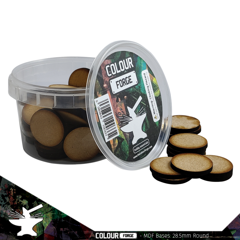 MDF Bases - 28.5mm Round (75) 1