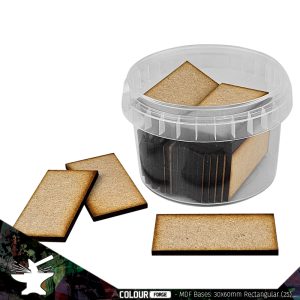 MDF Bases - 60x30mm Rectangular (24) 1