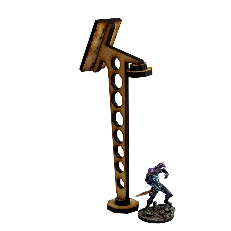 Sci-Fi Solar Street Light Arrays 5