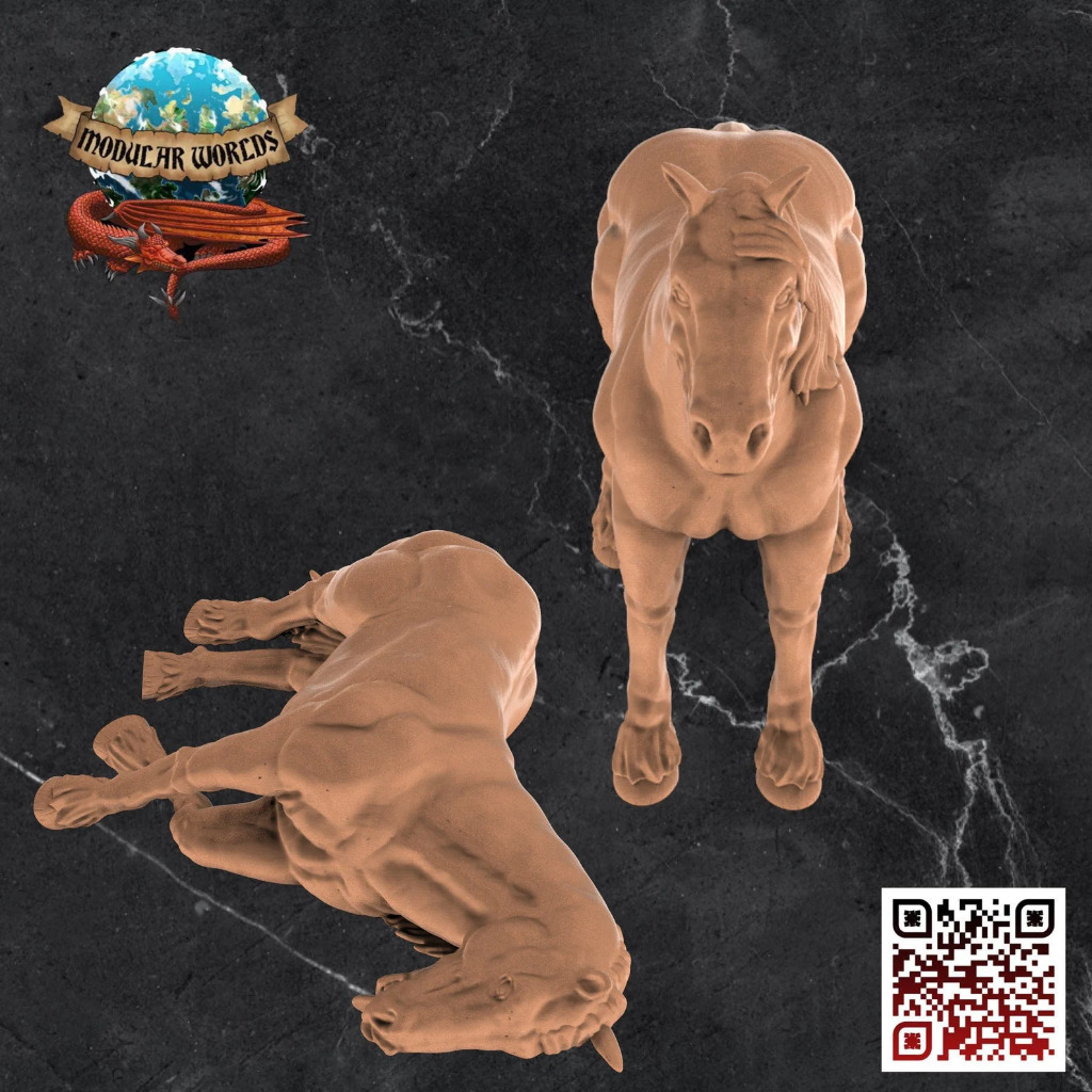 Draft Horse & Corpse Set 1