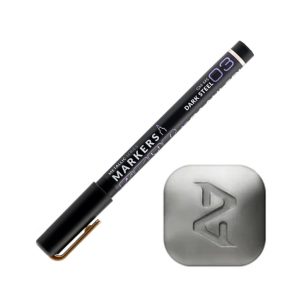 Metallic Series Markers - Dark Steel 1