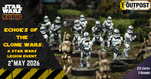 Ticket: Echoes Of The Clone Wars - A Star Wars Legion Event 1