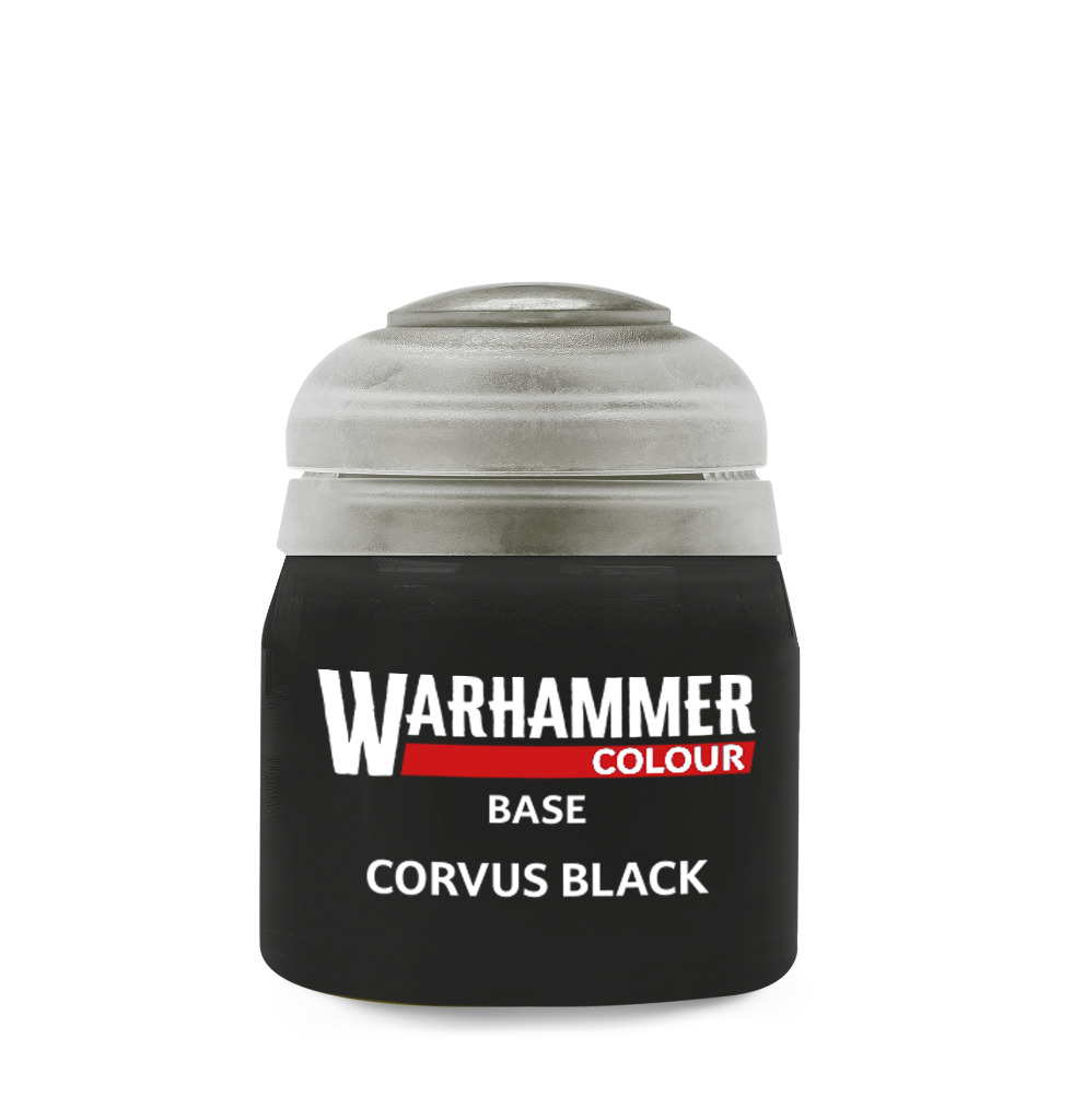 Warhammer Colour Base: Corvus Black 12ml 1