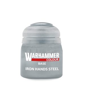 Warhammer Colour Base: Iron Hands Steel 12ml 1