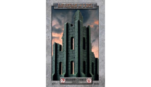 Gothic Battlefields: Medium Corner Ruin - Malachite (x1) 1