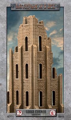 Gothic Battlefields - Large Corner - Sandstone 1