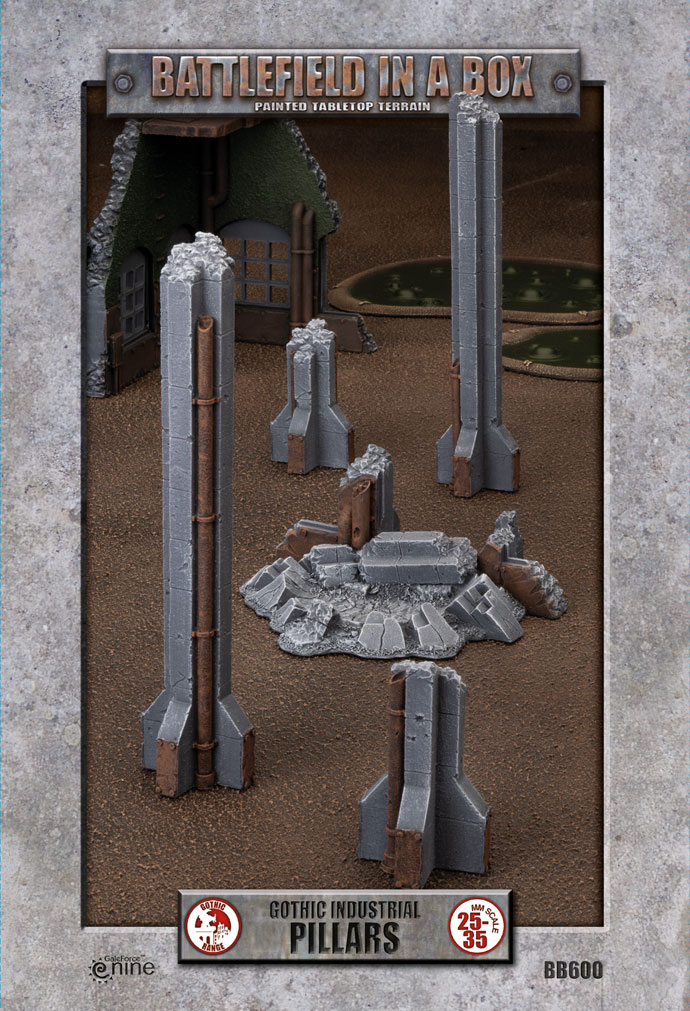 Gothic Industrial - Pillars (x1) - 30mm 1