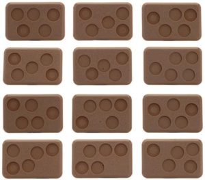 Flames of War: Medium Bases (5 holes) 1