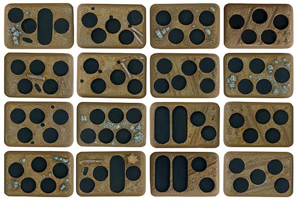 Flames of War: Plastic Bases (Rural) 2