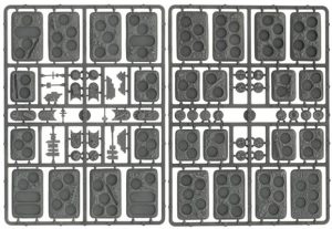 Flames of War: Plastic Bases (Rubble) 1