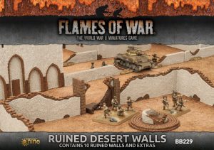 Flames of War: Ruined Desert Walls 1